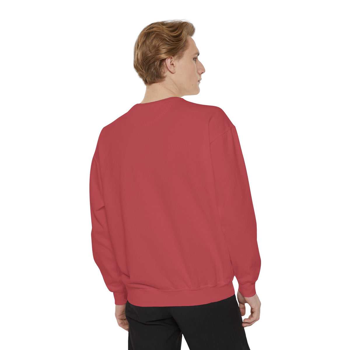 Garment-Dyed Sweatshirt — Custom Print or Embroidery, Made in USA