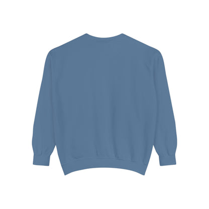 Garment-Dyed Sweatshirt — Custom Print or Embroidery, Made in USA