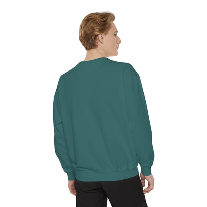 Garment-Dyed Sweatshirt — Custom Print or Embroidery, Made in USA