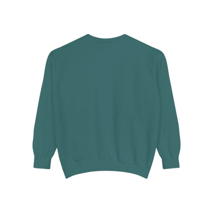 Garment-Dyed Sweatshirt — Custom Print or Embroidery, Made in USA