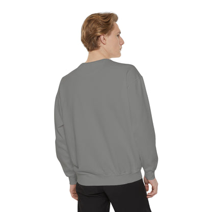 Garment-Dyed Sweatshirt — Custom Print or Embroidery, Made in USA