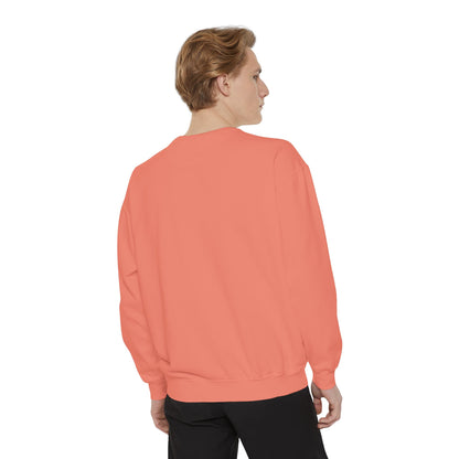 Garment-Dyed Sweatshirt — Custom Print or Embroidery, Made in USA