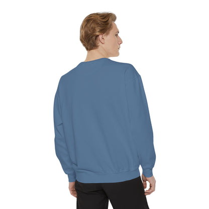 Garment-Dyed Sweatshirt — Custom Print or Embroidery, Made in USA