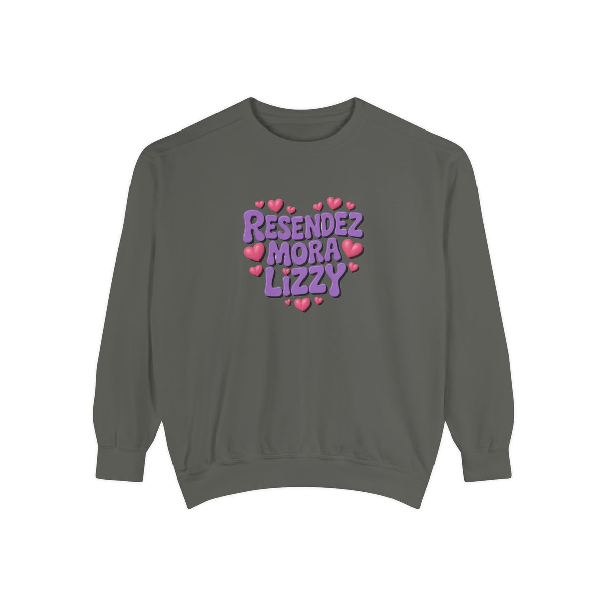 Garment-Dyed Sweatshirt — Custom Print or Embroidery, Made in USA