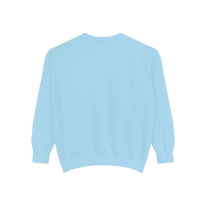 Garment-Dyed Sweatshirt — Custom Print or Embroidery, Made in USA