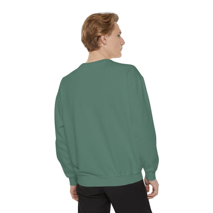 Garment-Dyed Sweatshirt — Custom Print or Embroidery, Made in USA