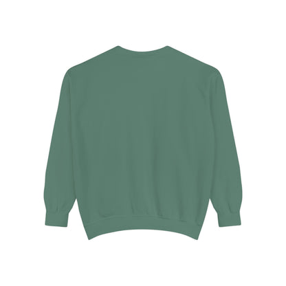 Garment-Dyed Sweatshirt — Custom Print or Embroidery, Made in USA
