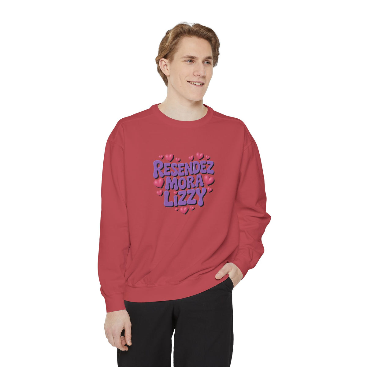 Garment-Dyed Sweatshirt — Custom Print or Embroidery, Made in USA