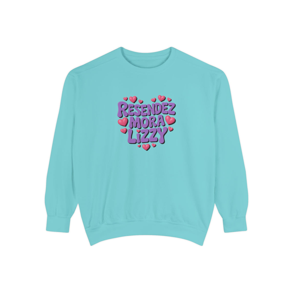 Garment-Dyed Sweatshirt — Custom Print or Embroidery, Made in USA