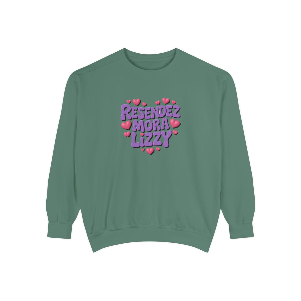 Garment-Dyed Sweatshirt — Custom Print or Embroidery, Made in USA