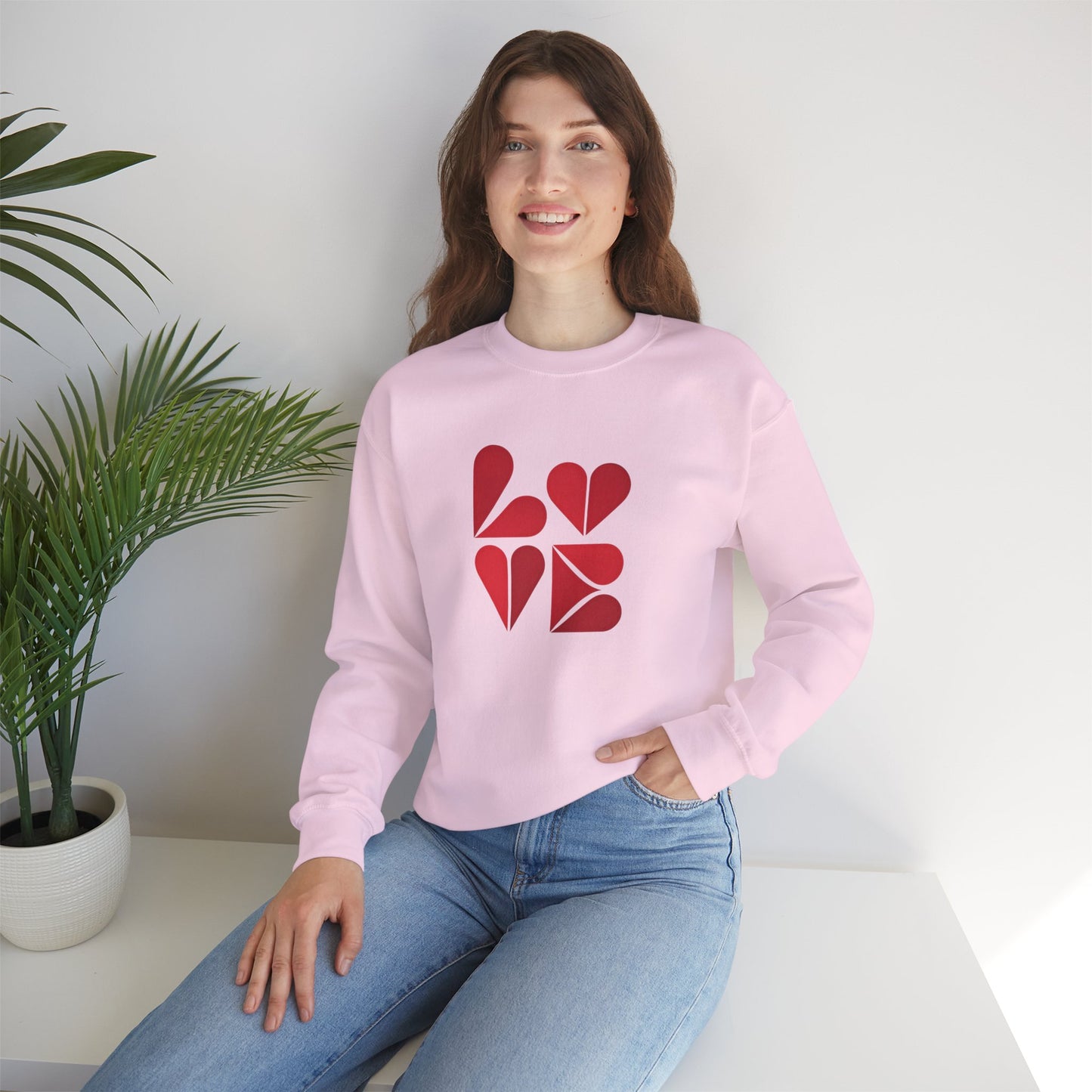 Sudadera unisex de cuello redondo