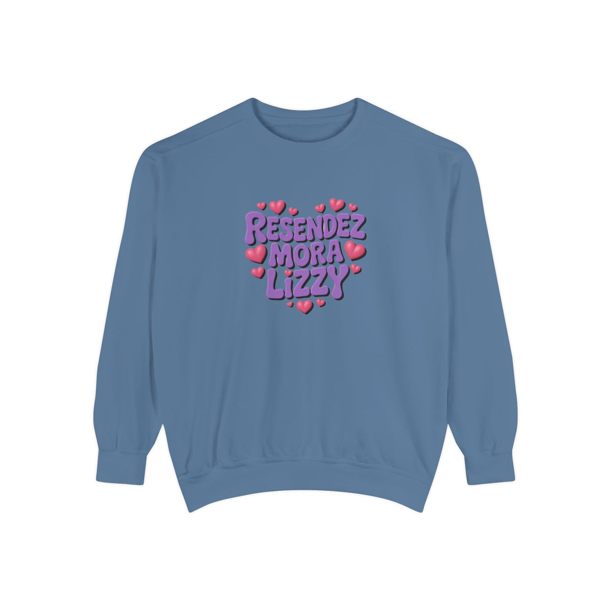 Garment-Dyed Sweatshirt — Custom Print or Embroidery, Made in USA