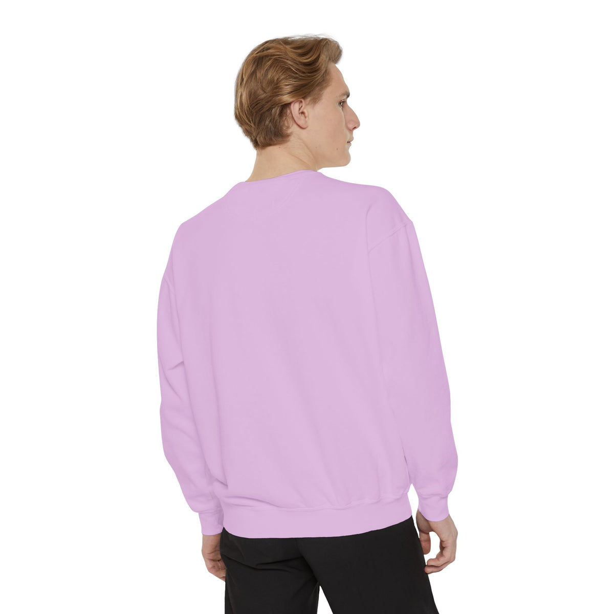 Garment-Dyed Sweatshirt — Custom Print or Embroidery, Made in USA