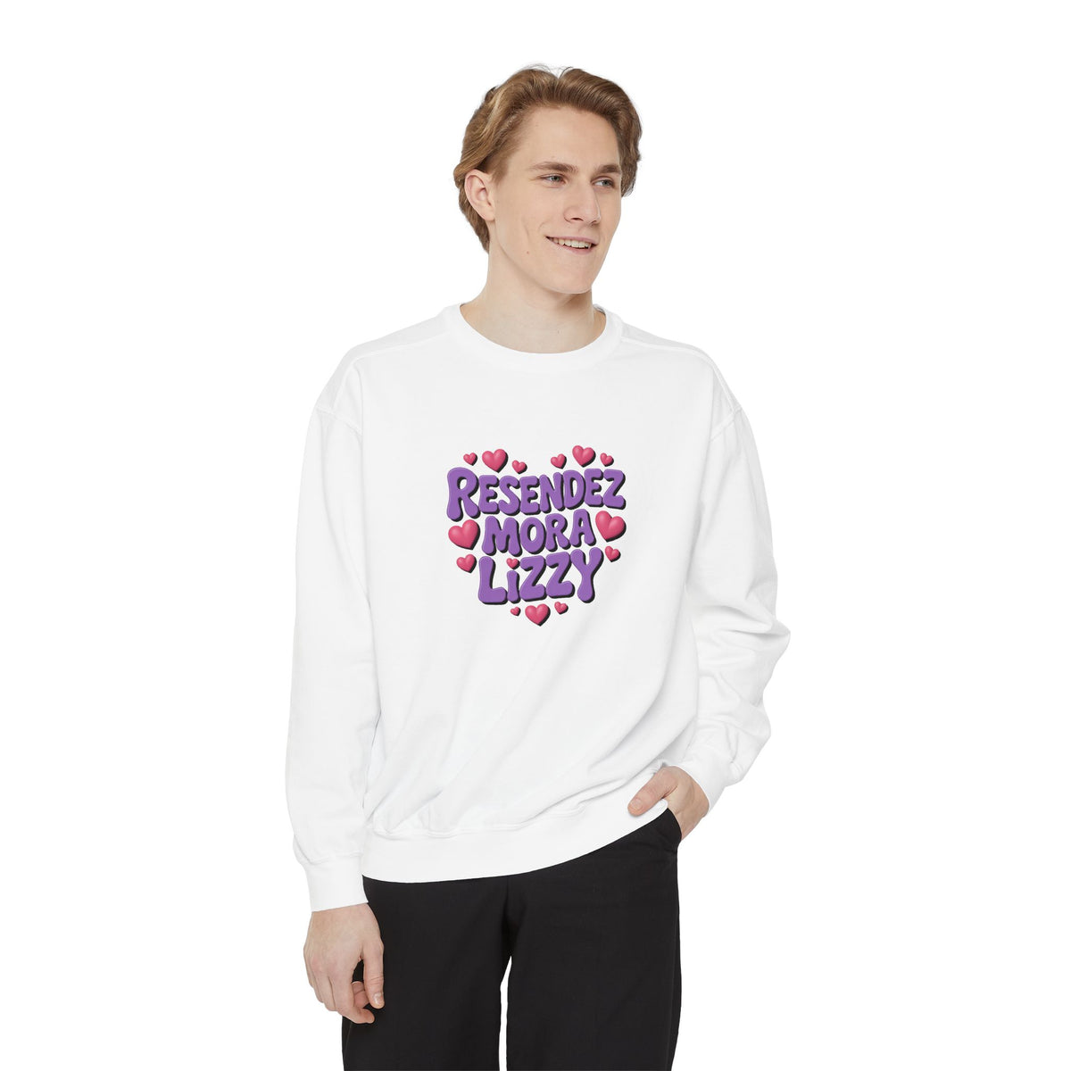 Garment-Dyed Sweatshirt — Custom Print or Embroidery, Made in USA