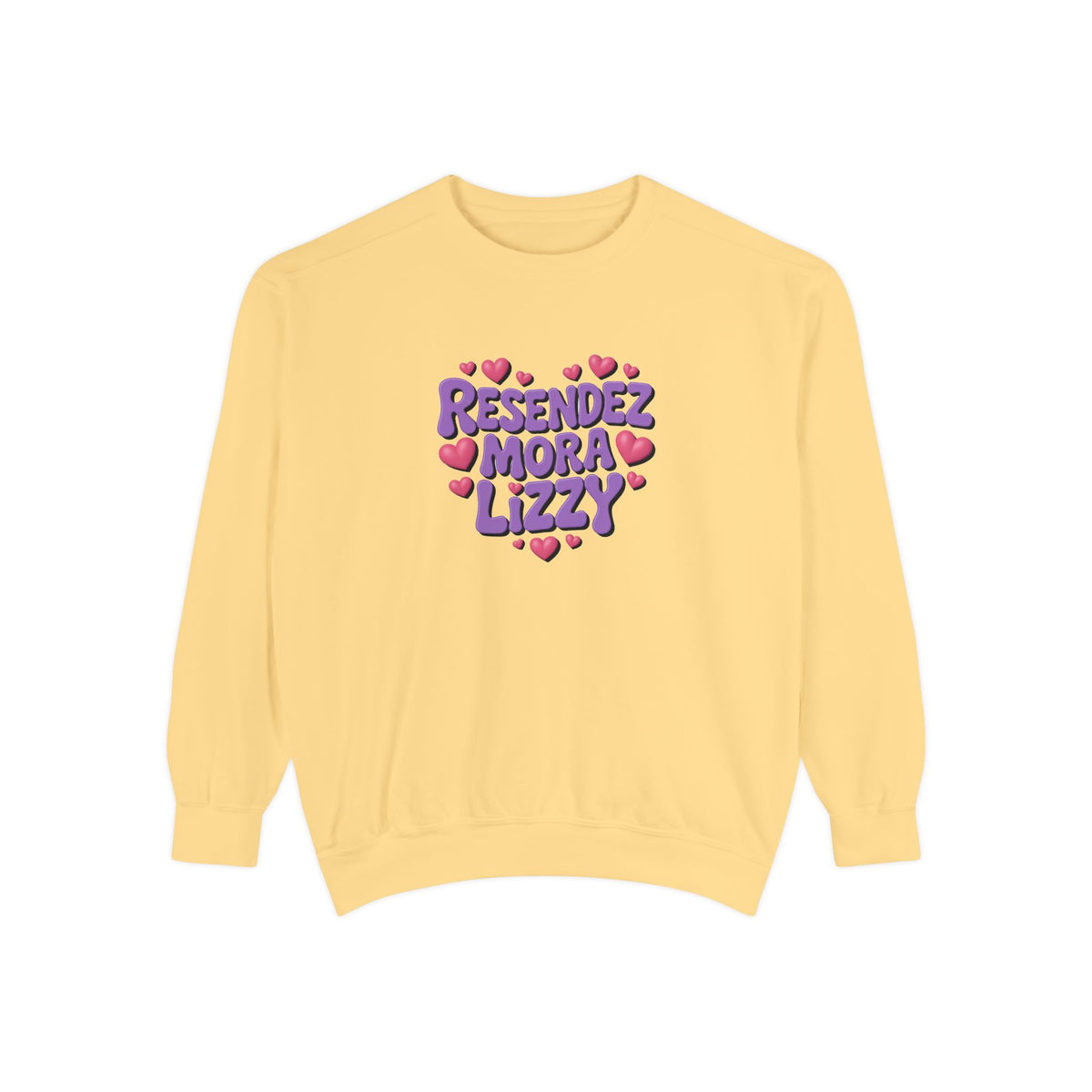 Garment-Dyed Sweatshirt — Custom Print or Embroidery, Made in USA