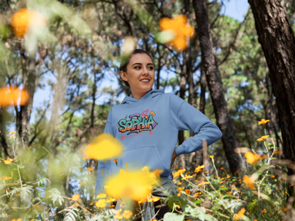 Personalized Graffiti Hoodie - Unisex Heavy Blend Sweatshirt for Creative Vibes