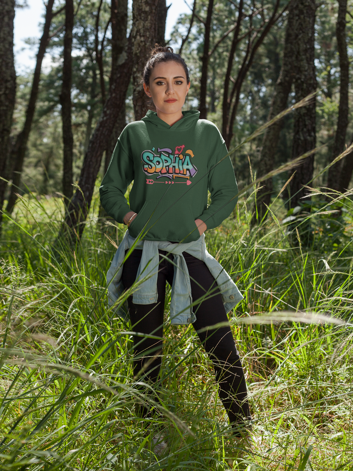 Personalized Graffiti Hoodie — Your Name, Street-Style Lettering